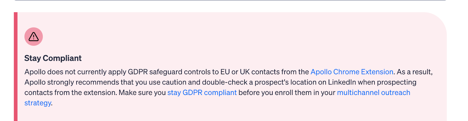 apollo gdpr chrome extension note