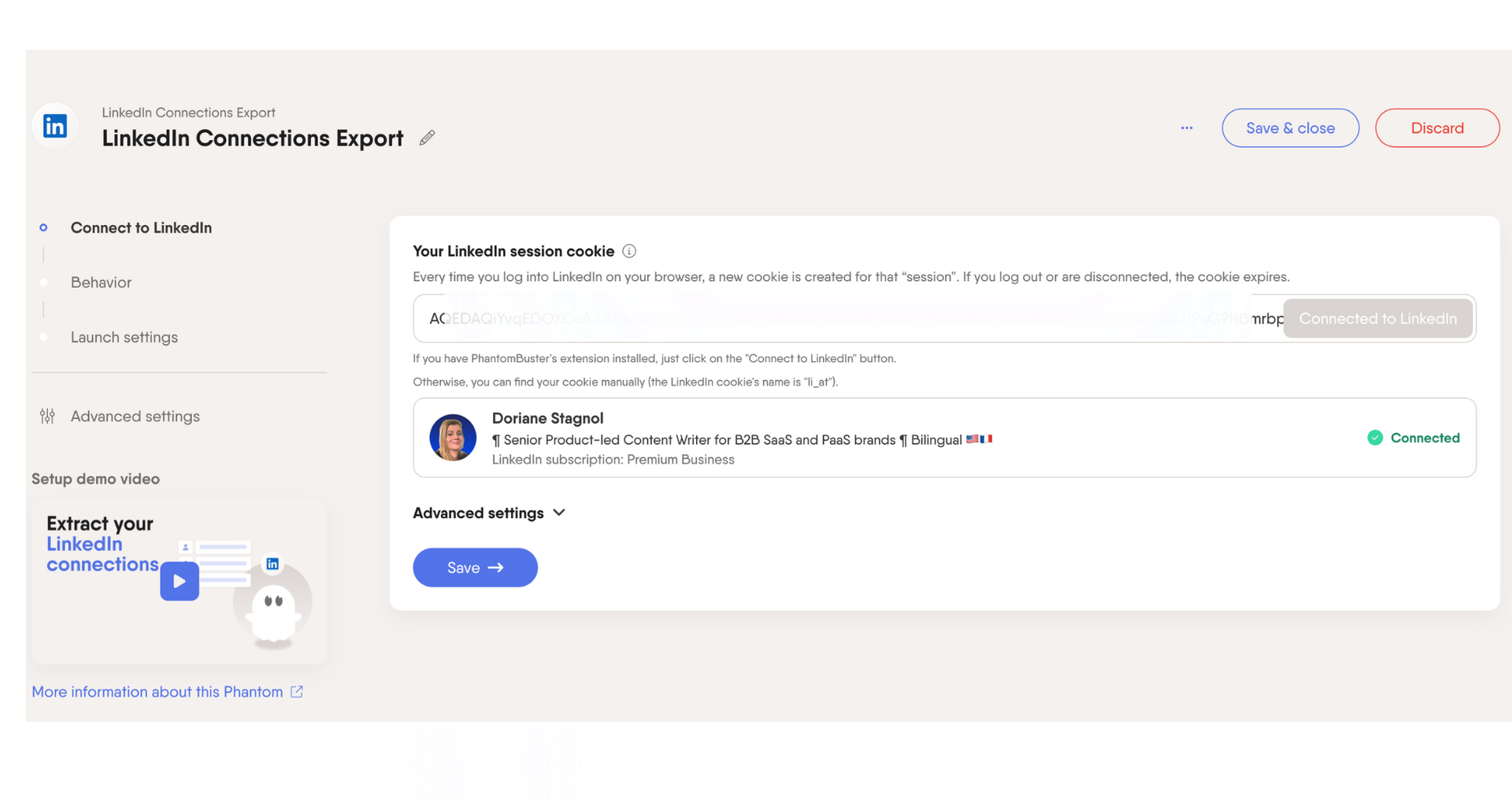automatically-export-linkedin-connections-with-phantombuster-step1