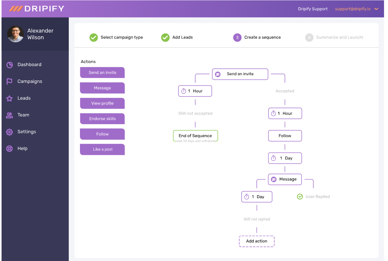 dripify-campaign-builder