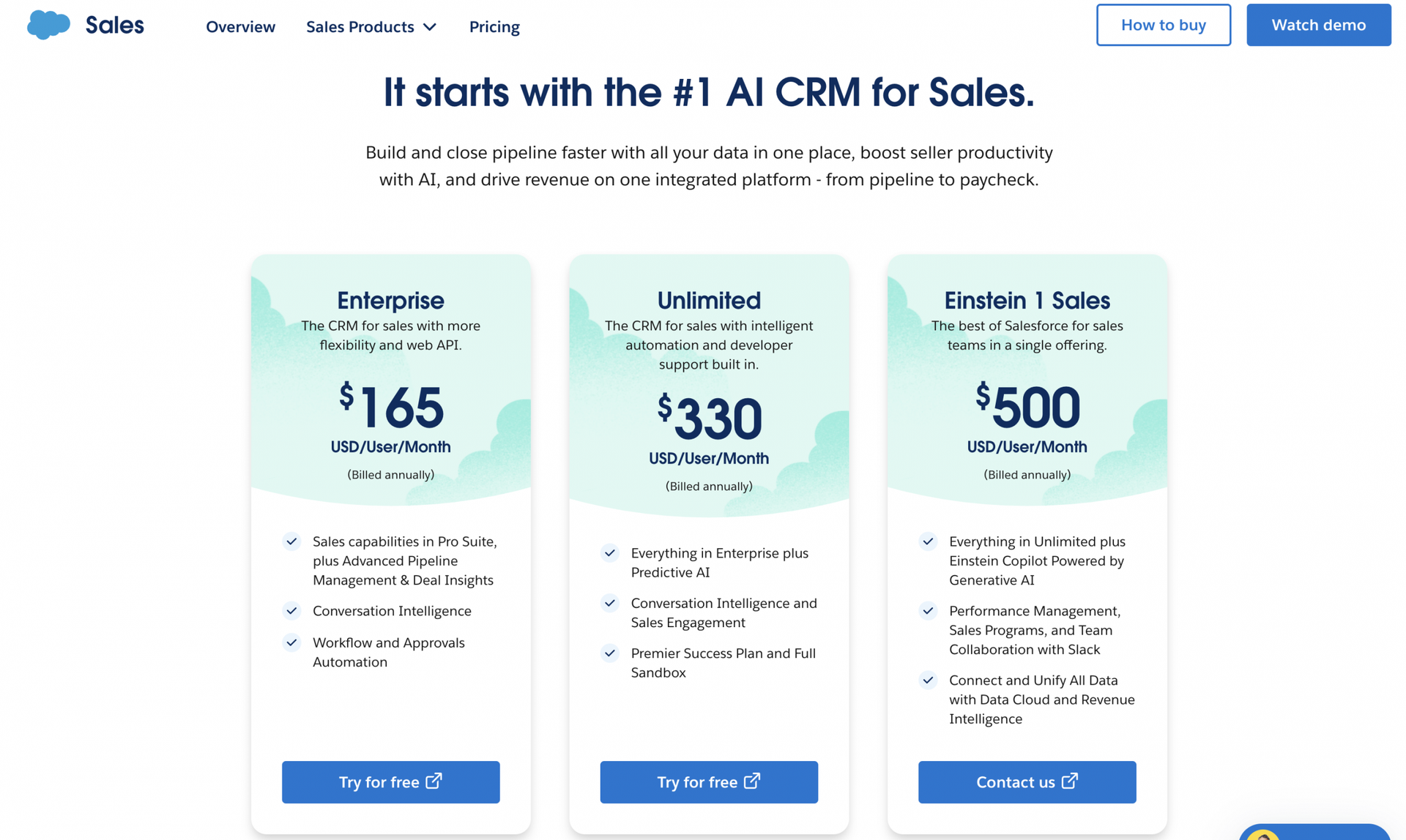 einstein-salesforce-pricing