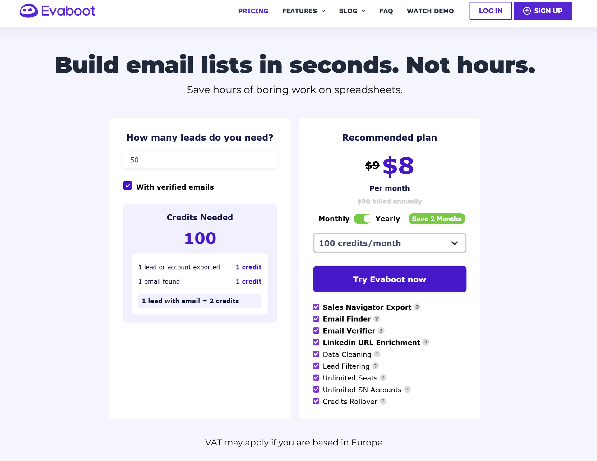 evaboot-pricing