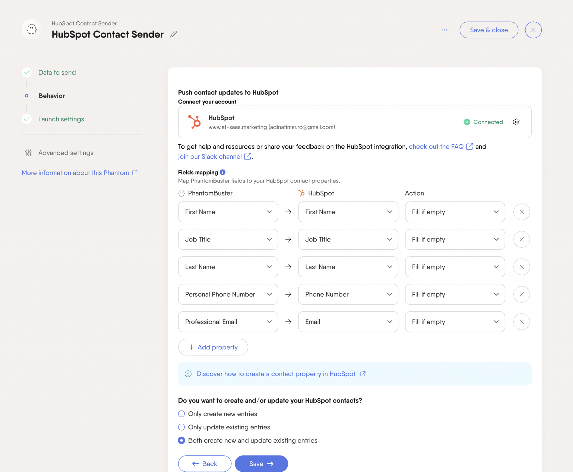 hubspot-contact-sender-phantom-sync-lists