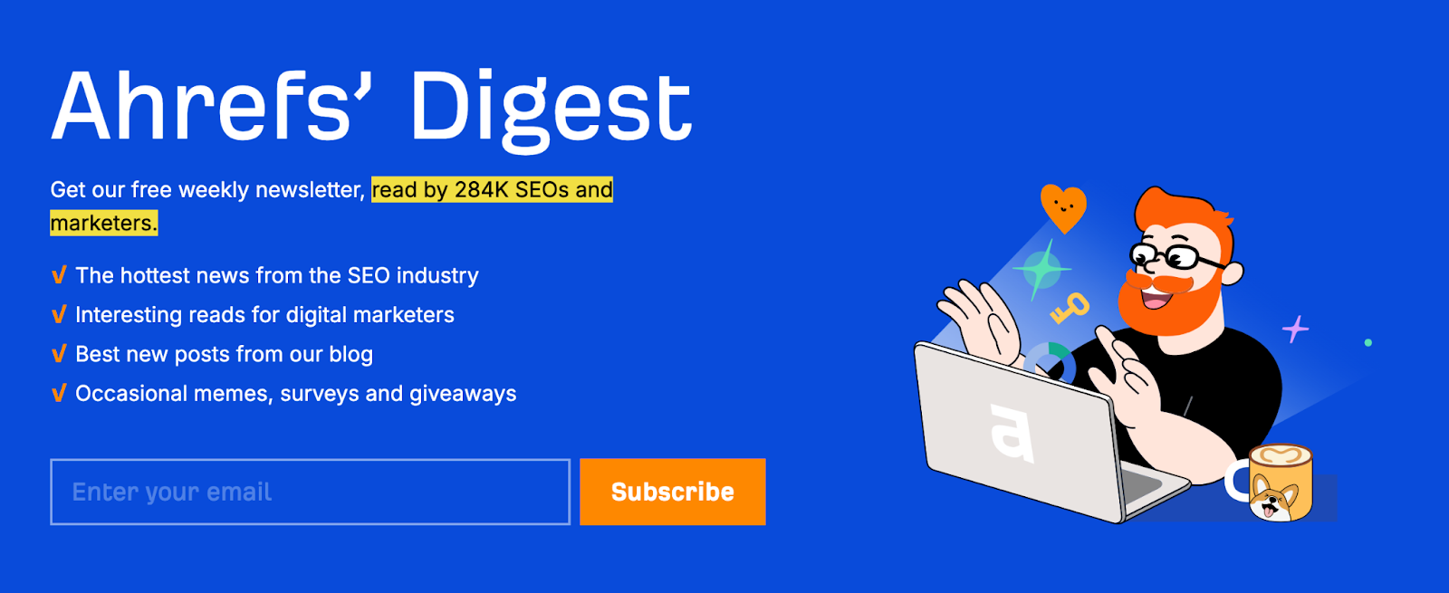 lead-magnet-example-ahrefs-newsletter