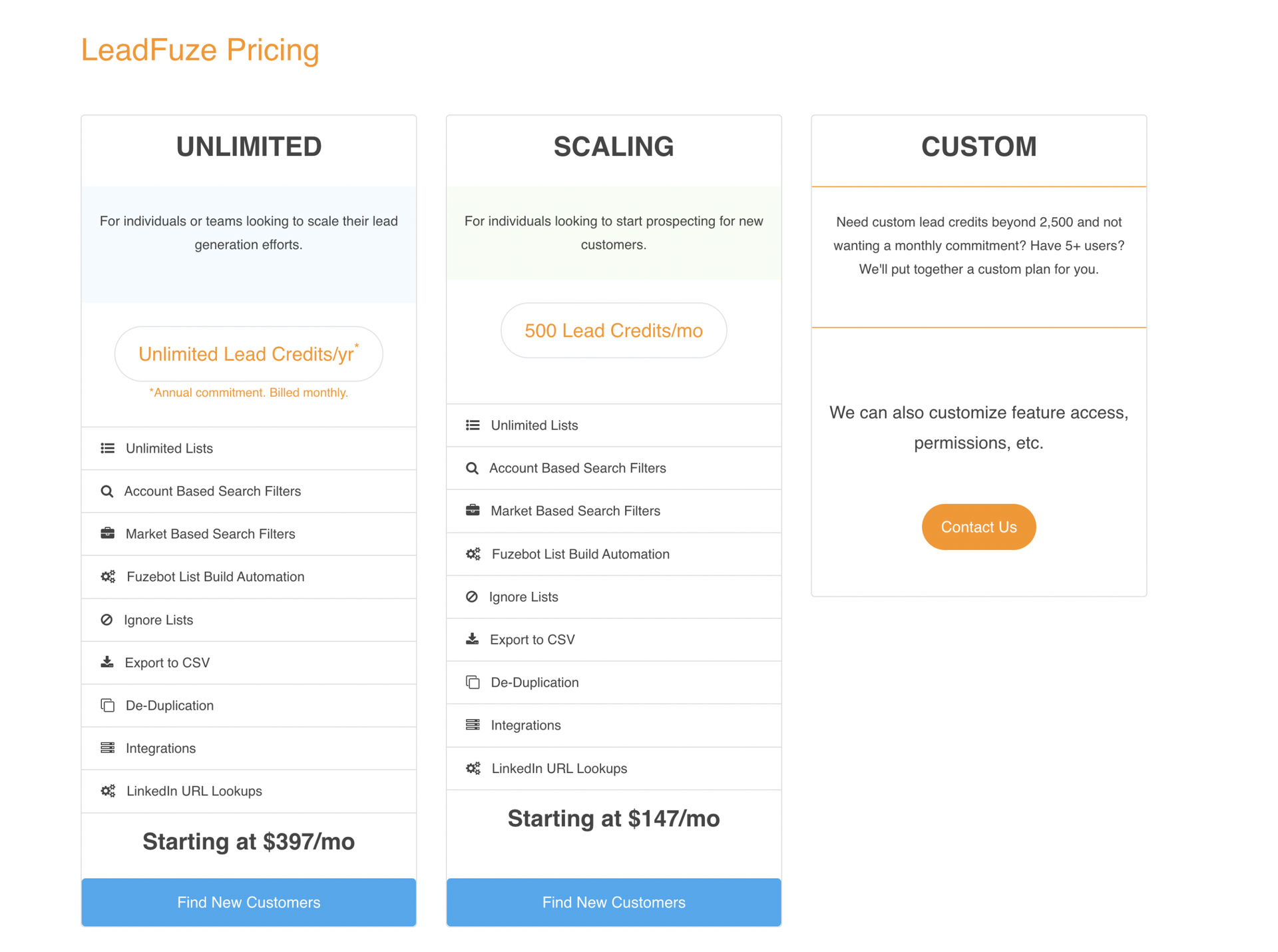 leadfuze-pricing