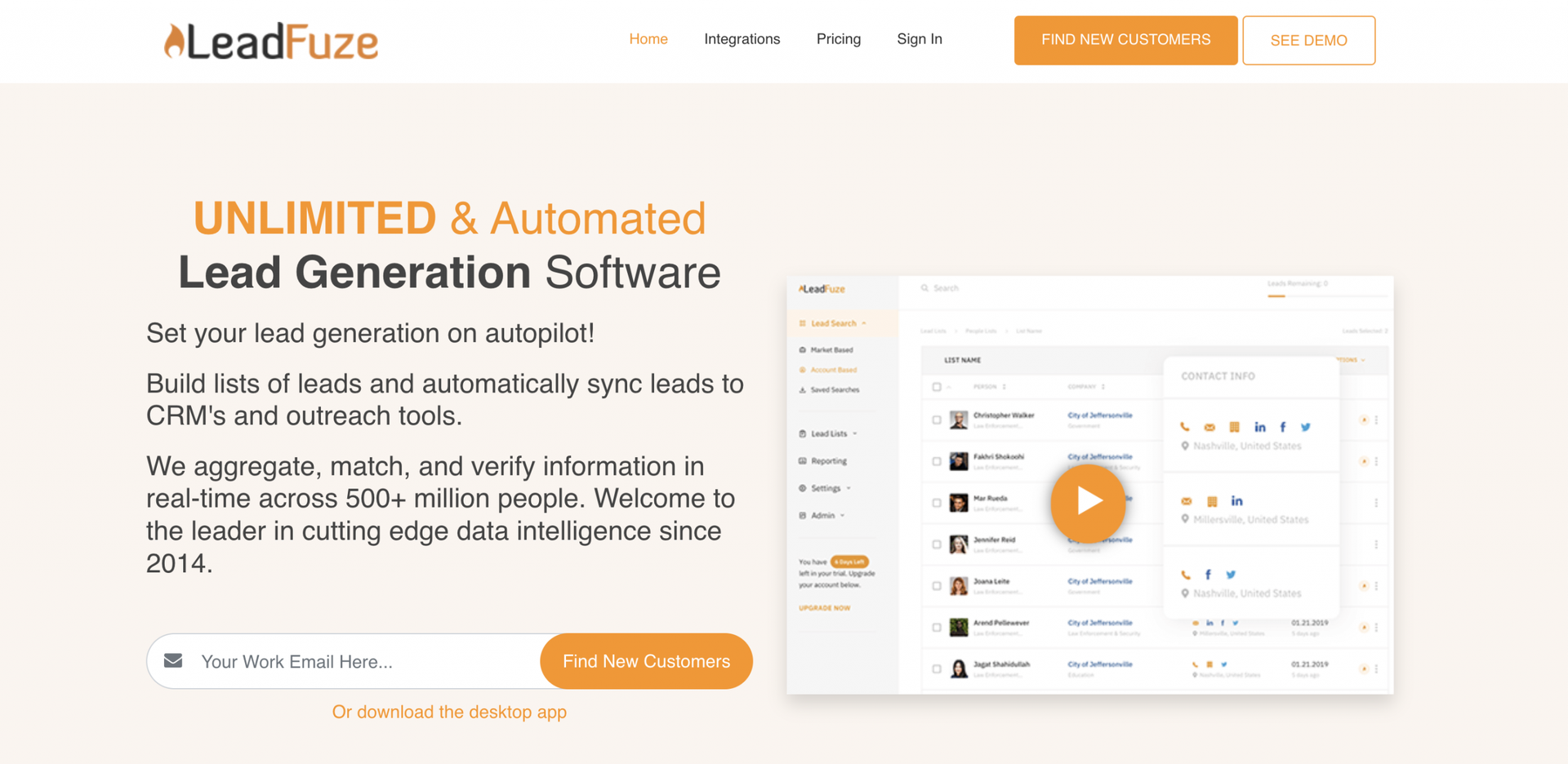 leadfuze-website