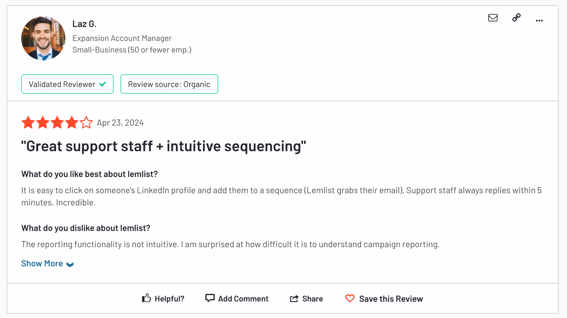 lemlist-review-bad-reporting