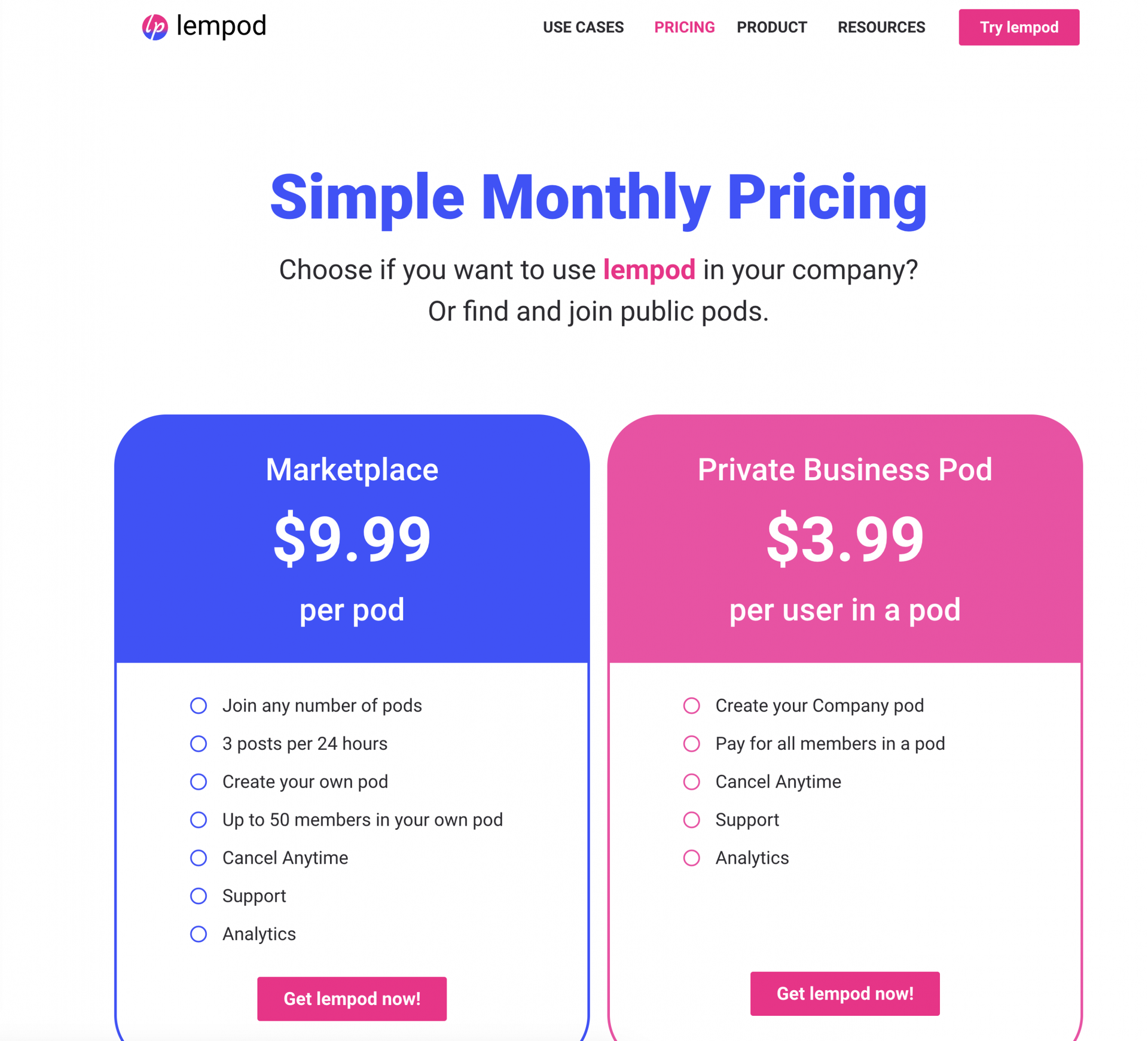 lempod-pricing