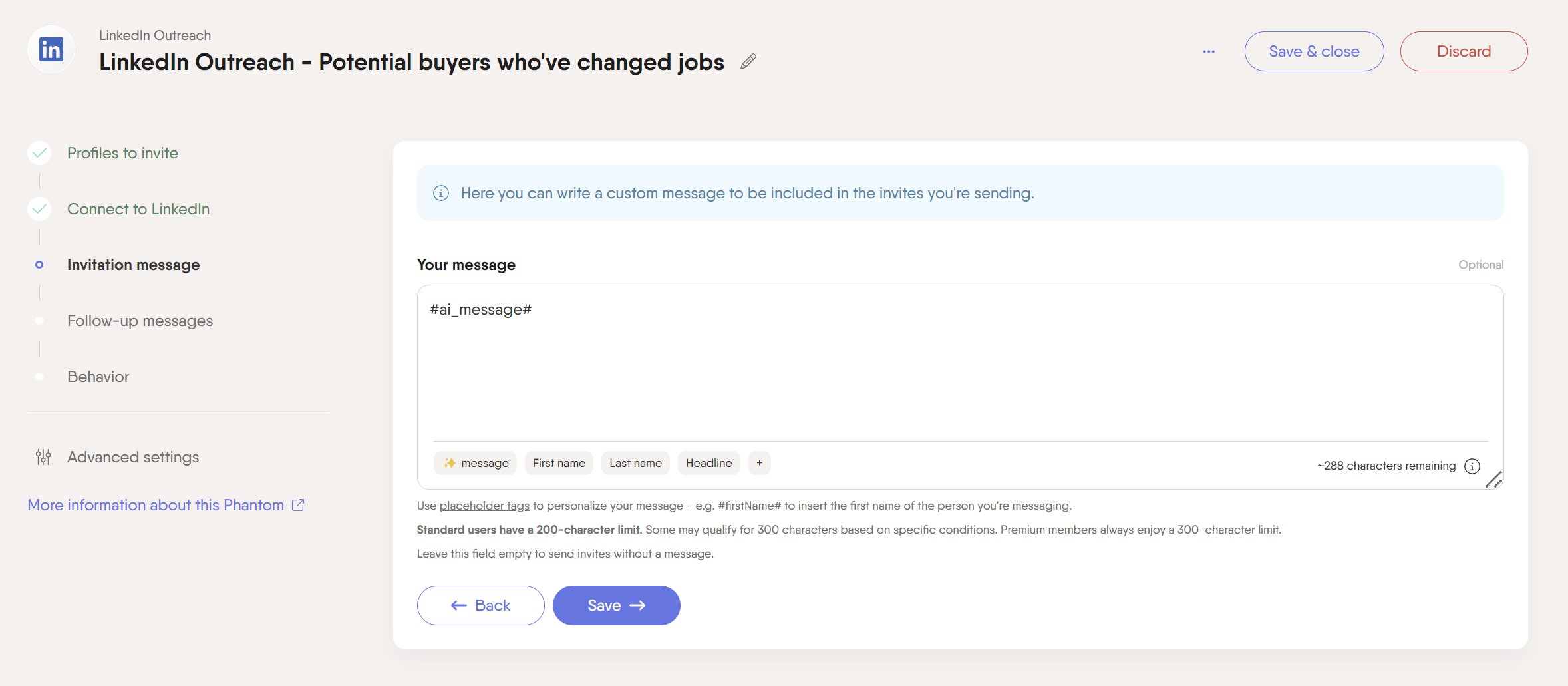 linkedIn-outreach-phantom-message-new-jobs