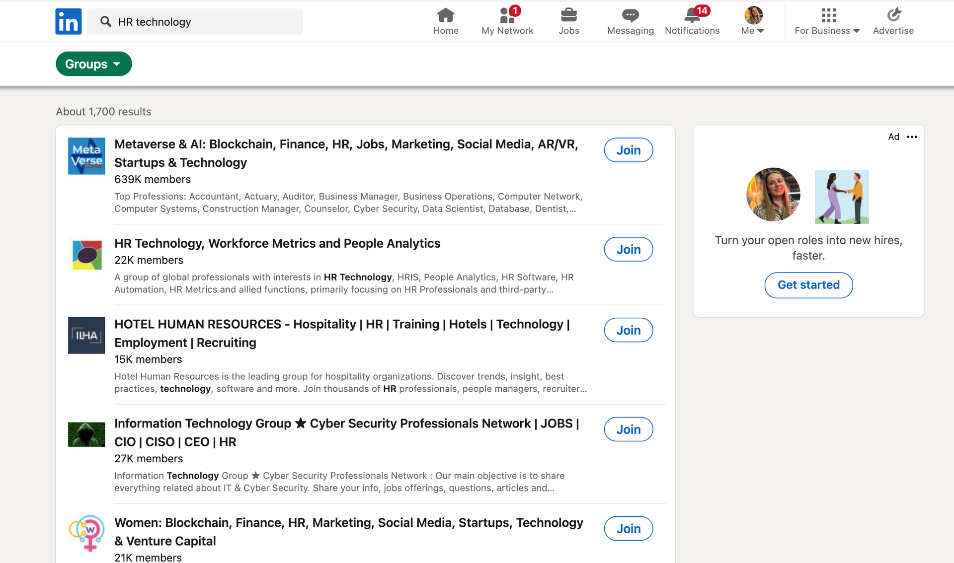 linkedin group search