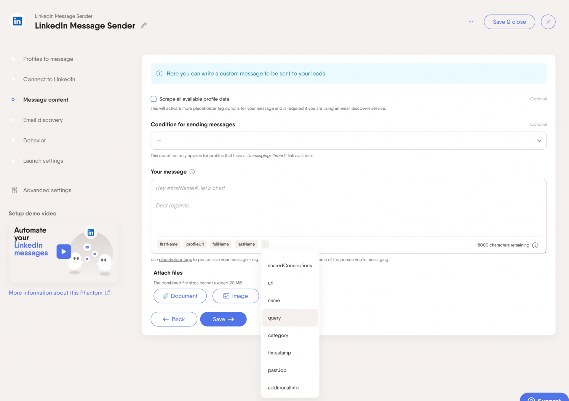 linkedin-message-sender-phantom-personalization