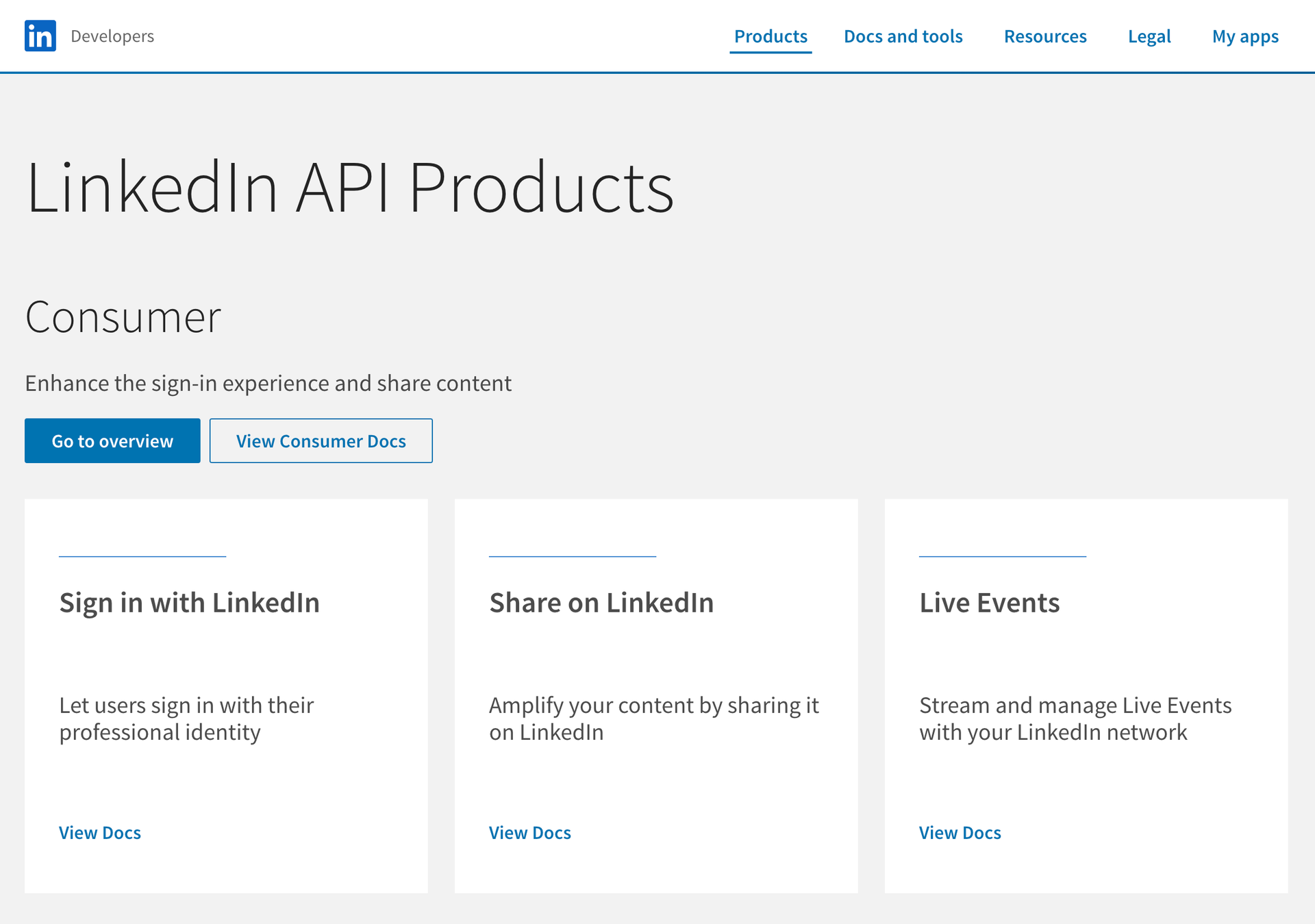 linkedin-official-api