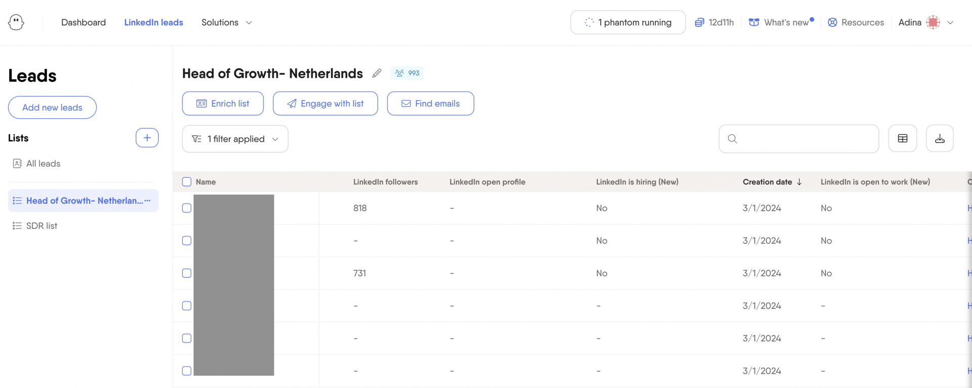 linkedin-open-profile-filter