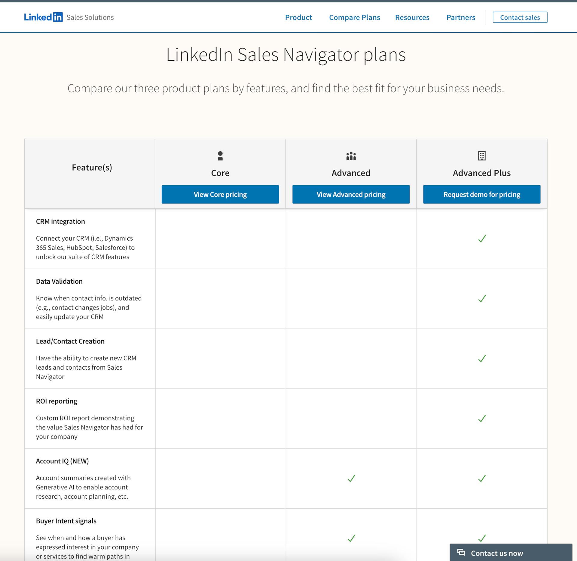 linkedin-sales-navigator-pricing-plans