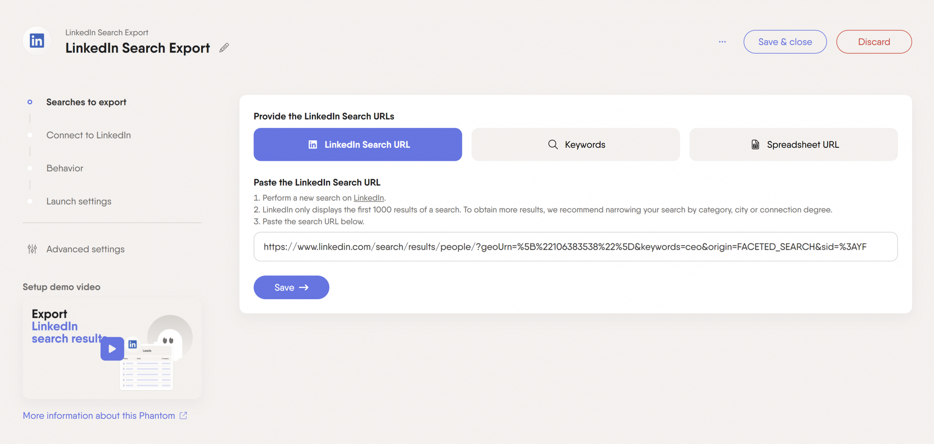 linkedin-search-export-phantom-url