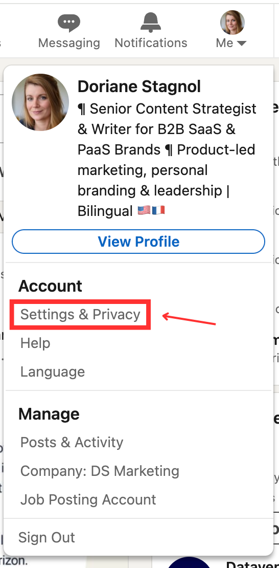 linkedin-settings-and-privacy
