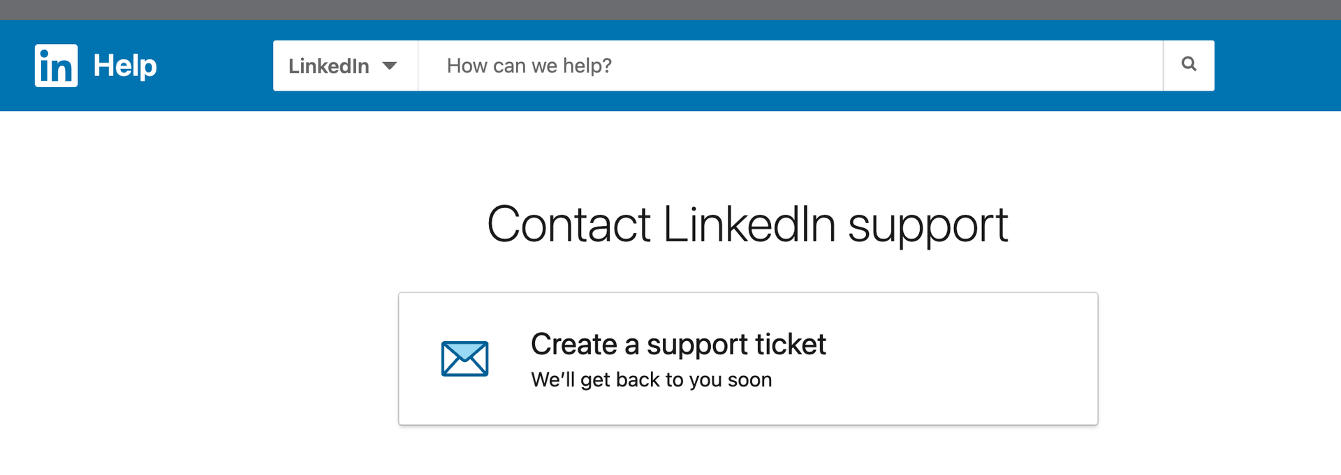 linkedin-support