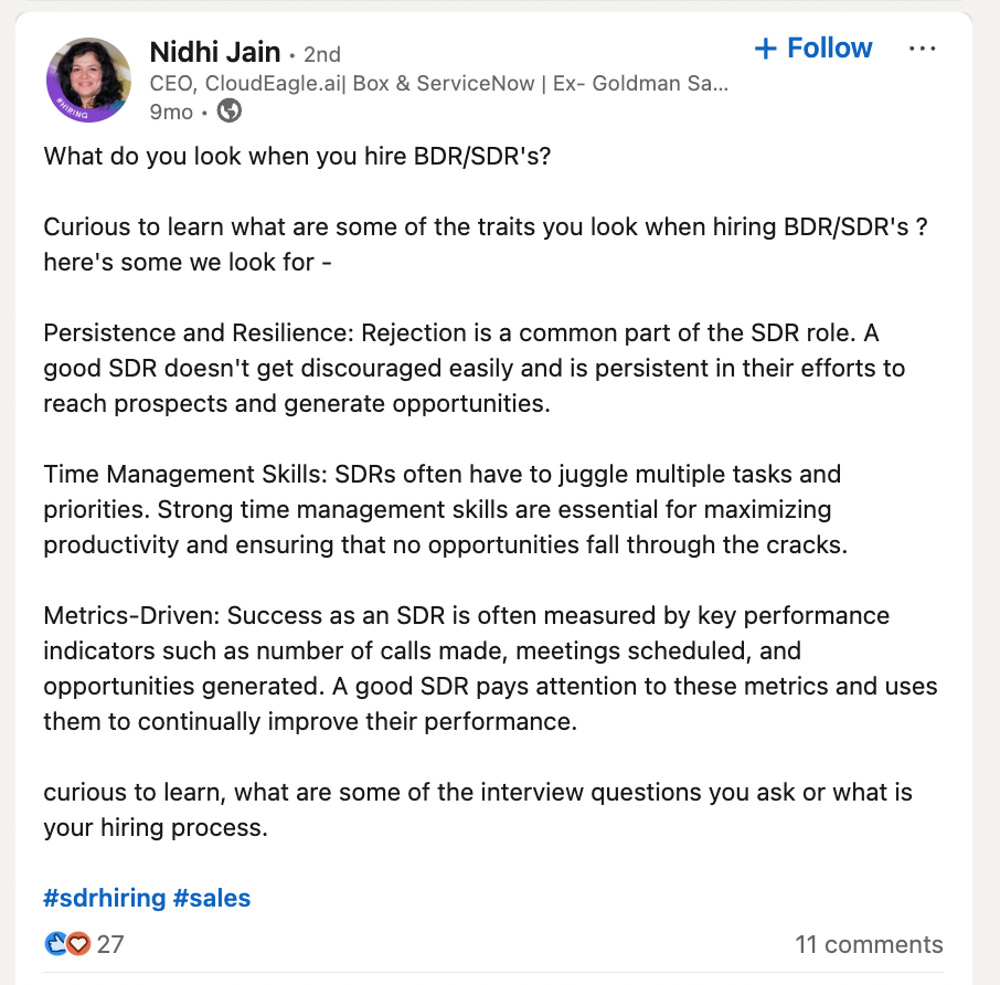 nidhi-jain-linkedin-post-resilience-and-persistence-are-key-in-sales
