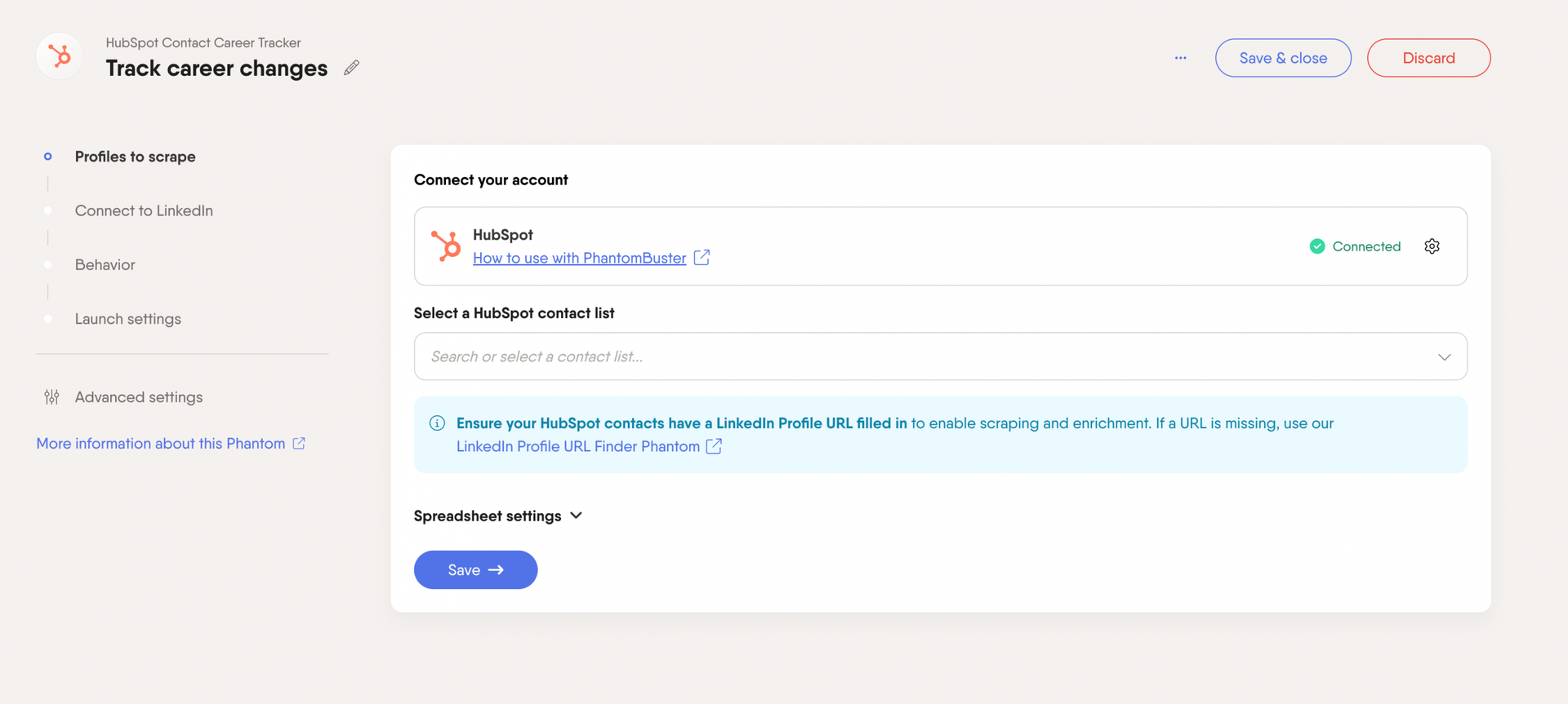 phantombuster-hubspot-contact-career-tracker