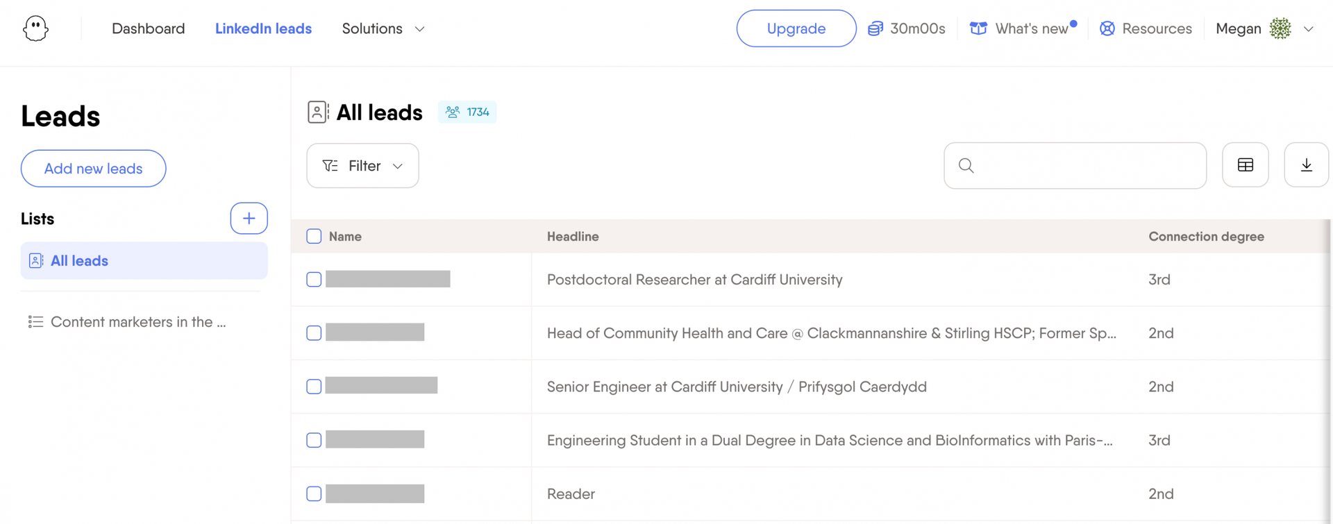 phantombuster-leads-list-all-leads-connection-degree