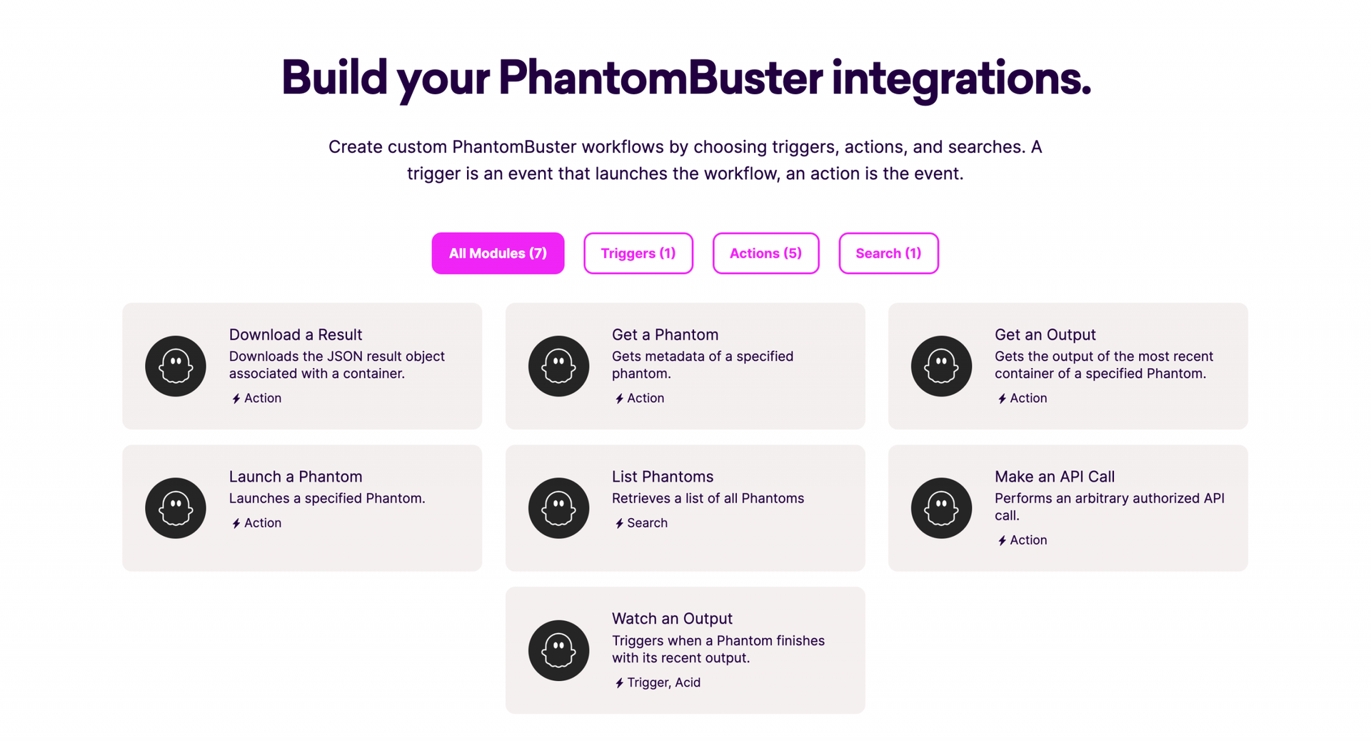 phantombuster make integration templates