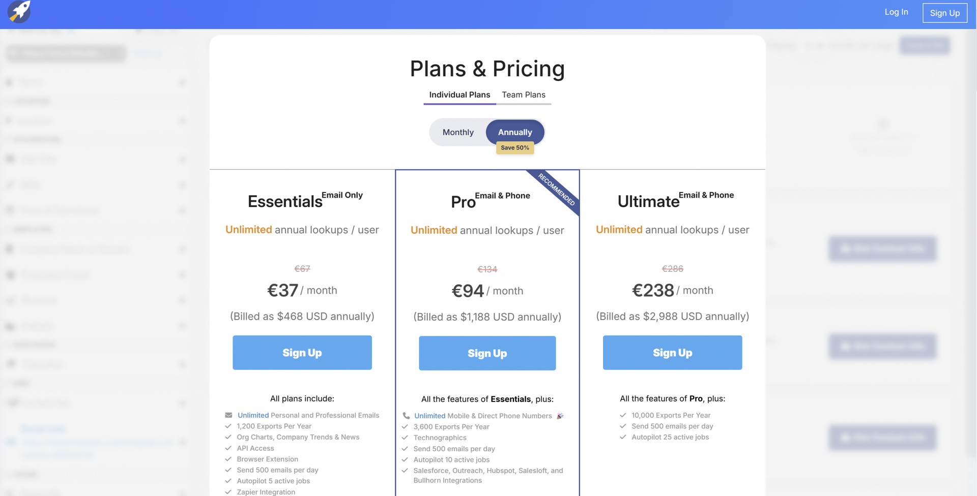rocketreach-pricing