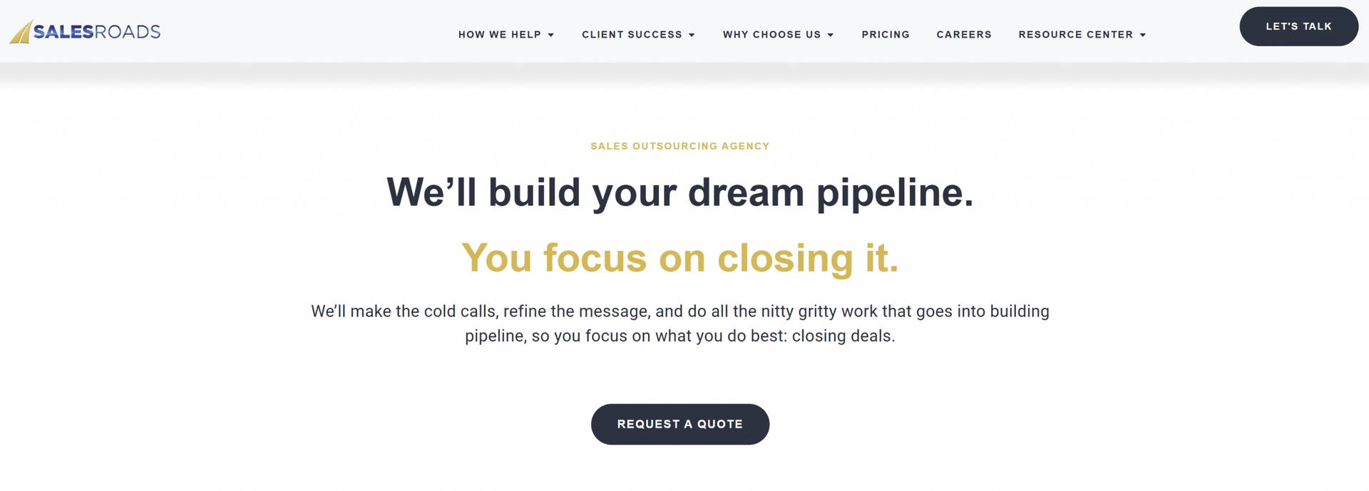 salesroads-agency-website
