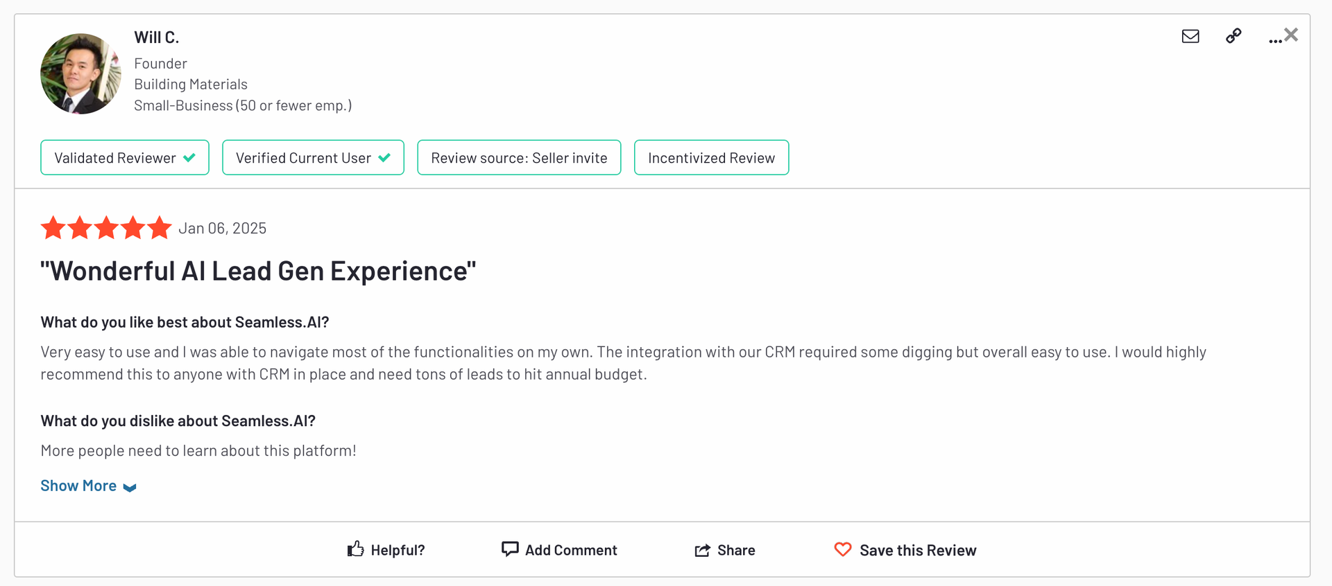 seamless.ai-reviews-g2-wonderful-ai-lead-gen-experience