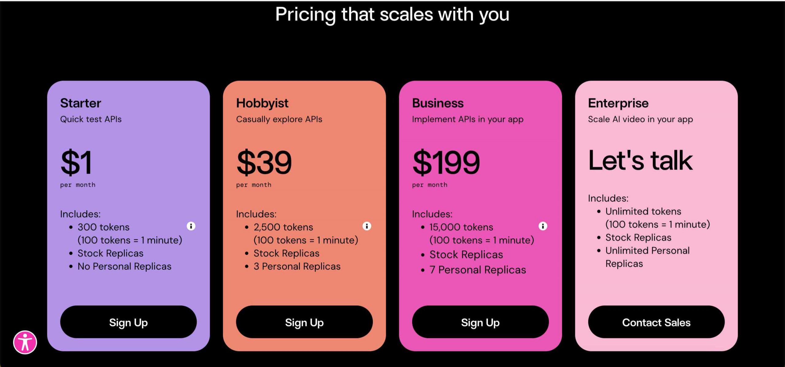 tavus-pricing
