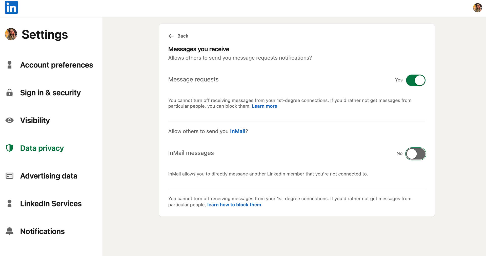 turn-on-inmail-linkedin-settings