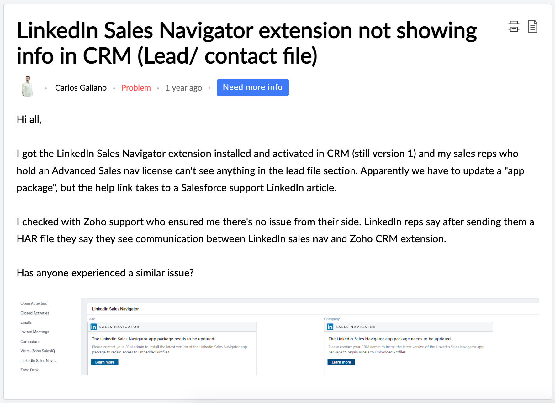 zoho-linkedin-sales-navigator-integration-reviews-zoho-community-linkedin-sales-navigator-extension-not-showing-info-in-crm