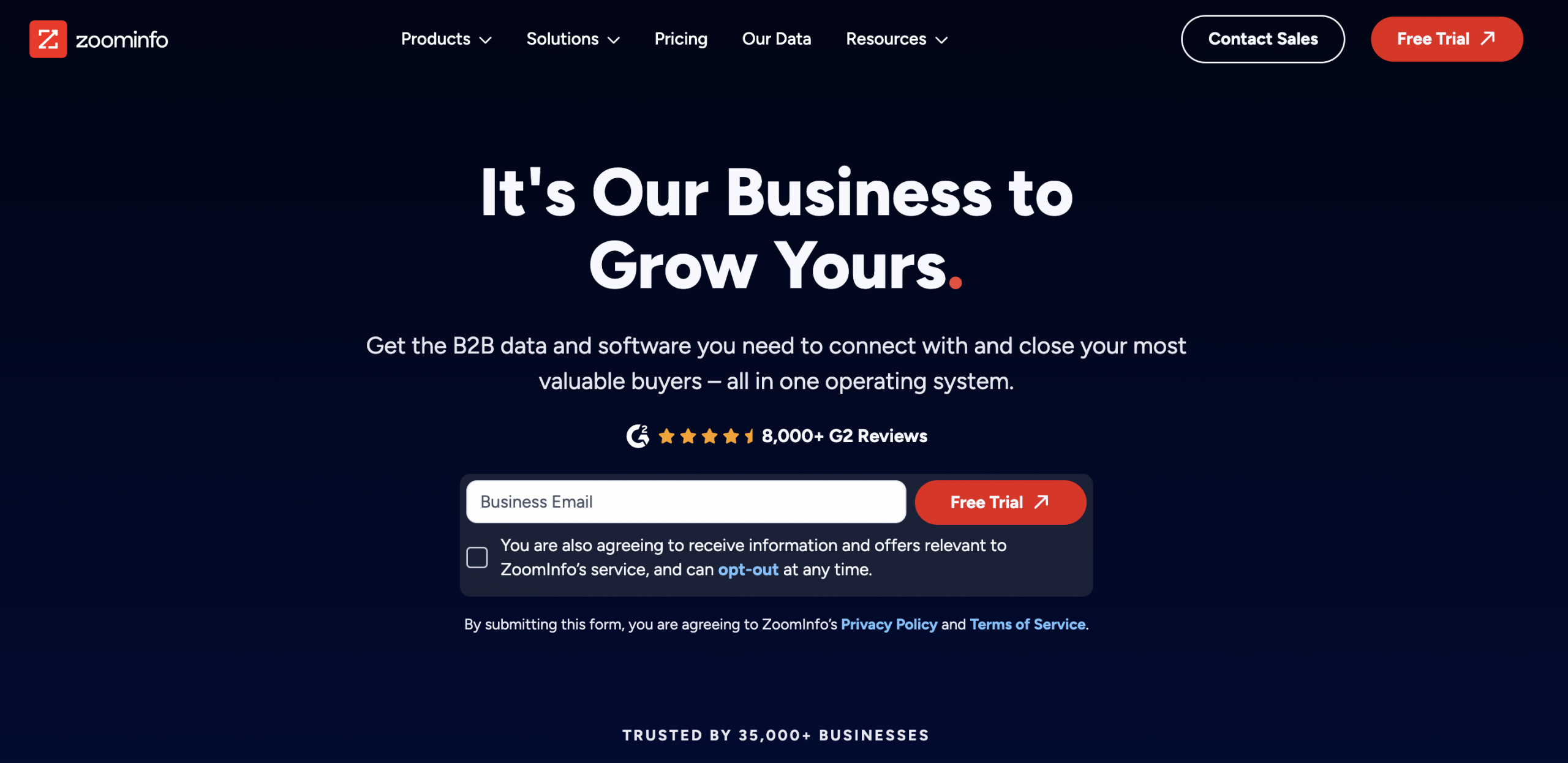 zoominfo-website