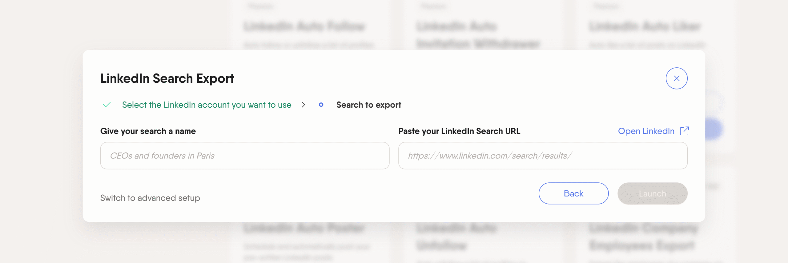 How to export and extract leads from LinkedIn with PhantomBuster