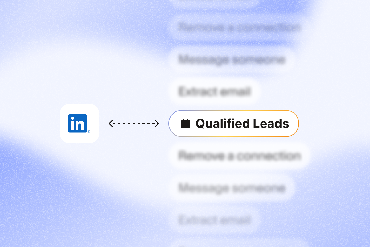 Image that shows how to turn LinkedIn engagement into qualified leads