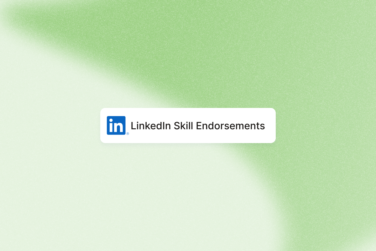 Image that describes LinkedIn skill endorsements as a soft touch for sales