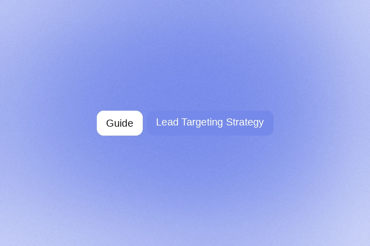 Image that describes LinkedIn targeting strategy to avoid the spray and pray spiral