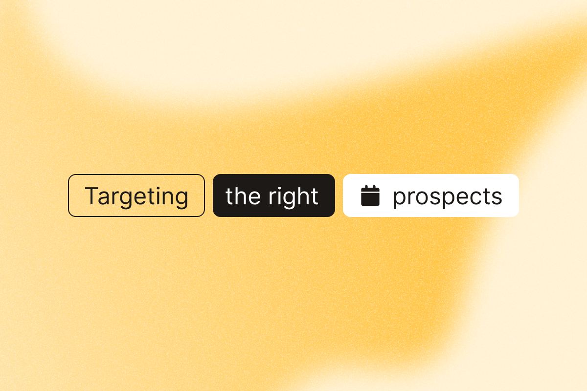Image that describes how to target the right prospects