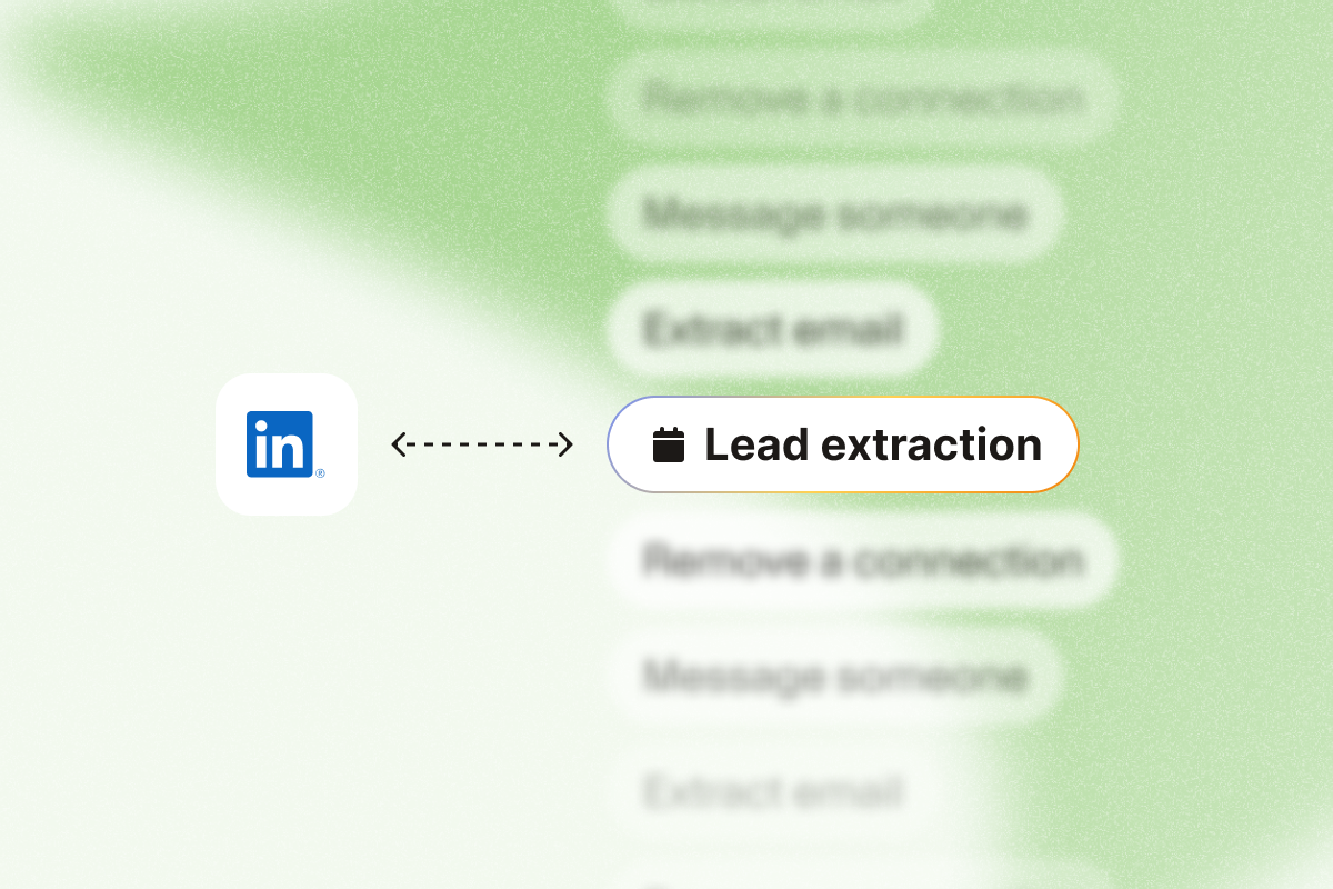 Image that explains if you can get restricted for extracting leads from LinkedIn