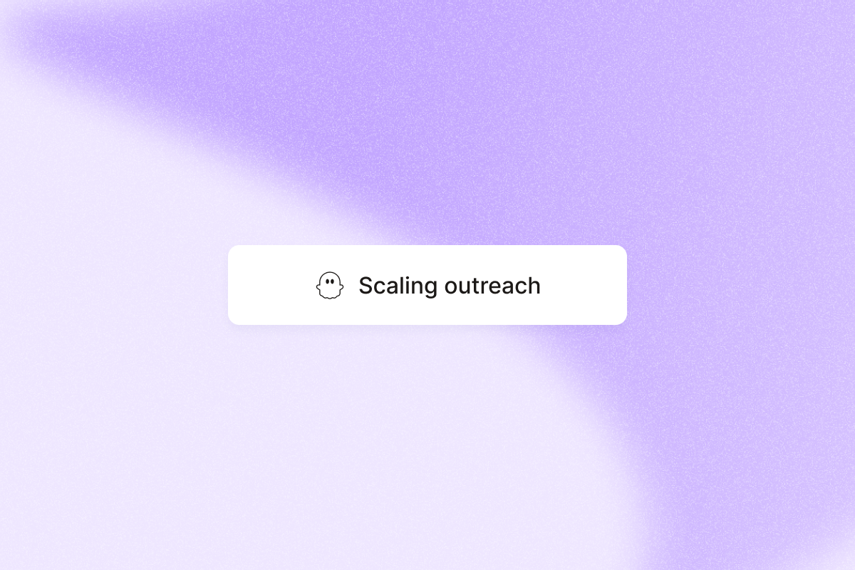 Image that describes how to scale outreach with Phantombuster