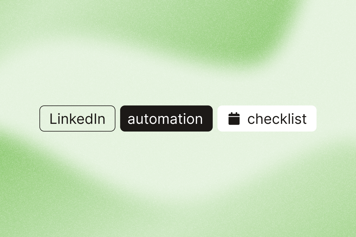Image that suggest signs that indicate you are using LinkedIn automation in a responsible way