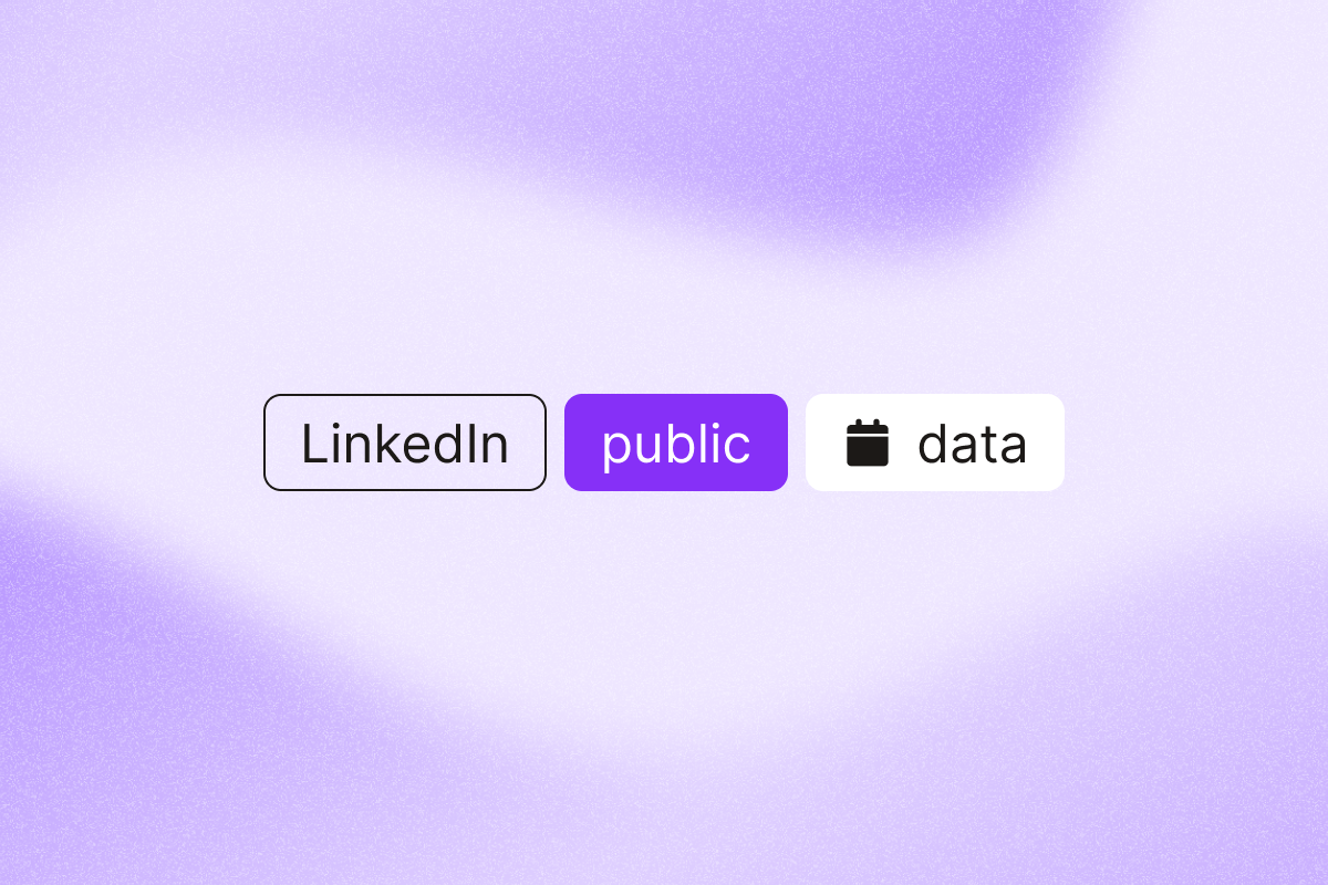 Image that mentions what data is considered public on LinkedIn