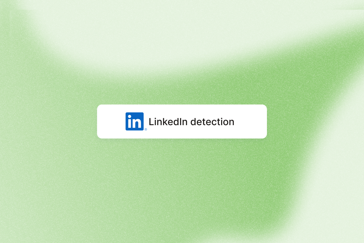 Image that explains what linkedin detection is