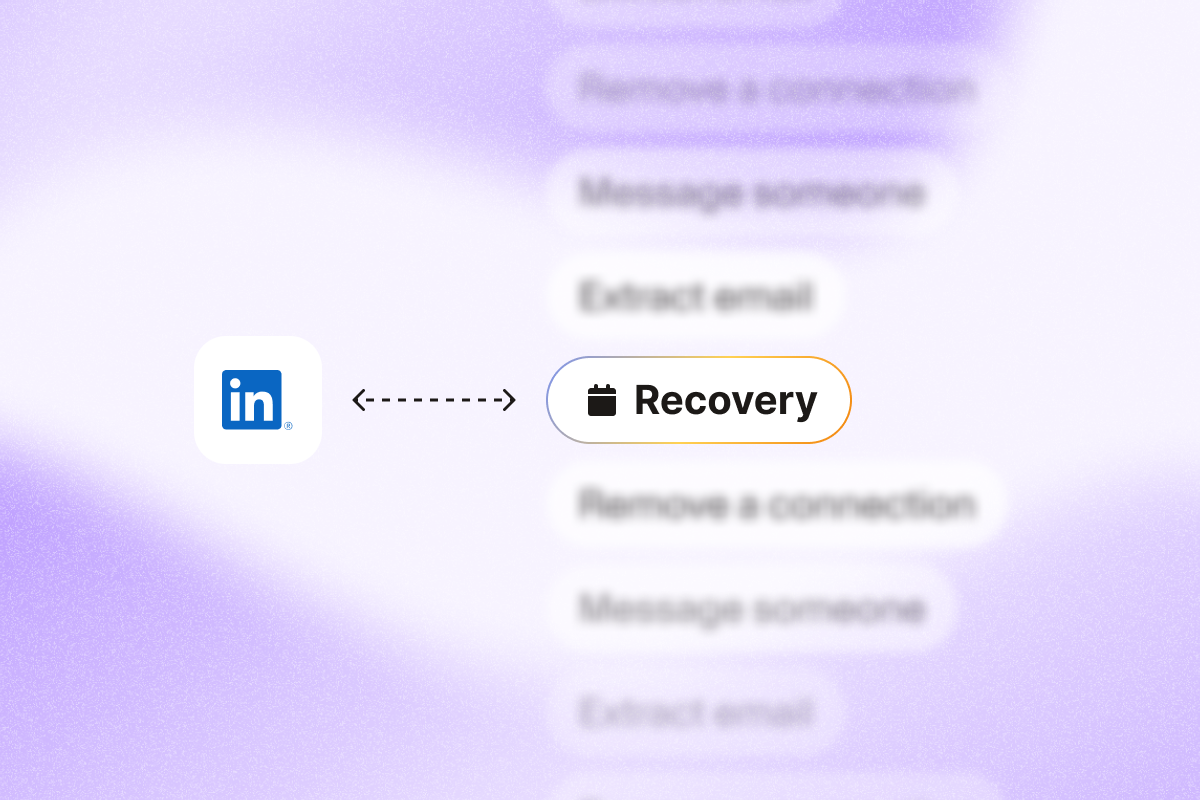Image that explains how to recover after linkedin asks for phone or id verification