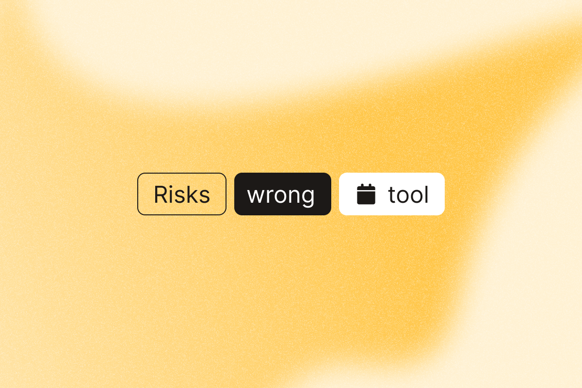 Image that describes the risks of choosing the wrong linkedin automation tool