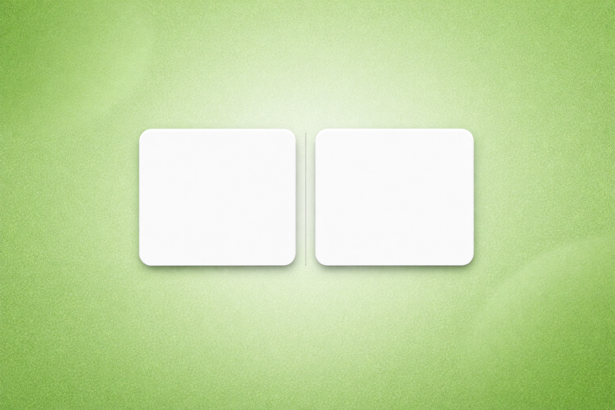 A split-screen comparison showing cloud automation tools on one side and browser extensions on the other, highlighting safety features for small teams
