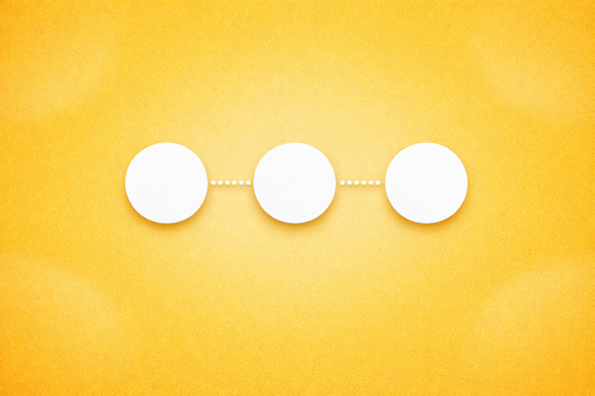 A digital illustration showing a workflow diagram with exports, connections, and messages for optimizing processes