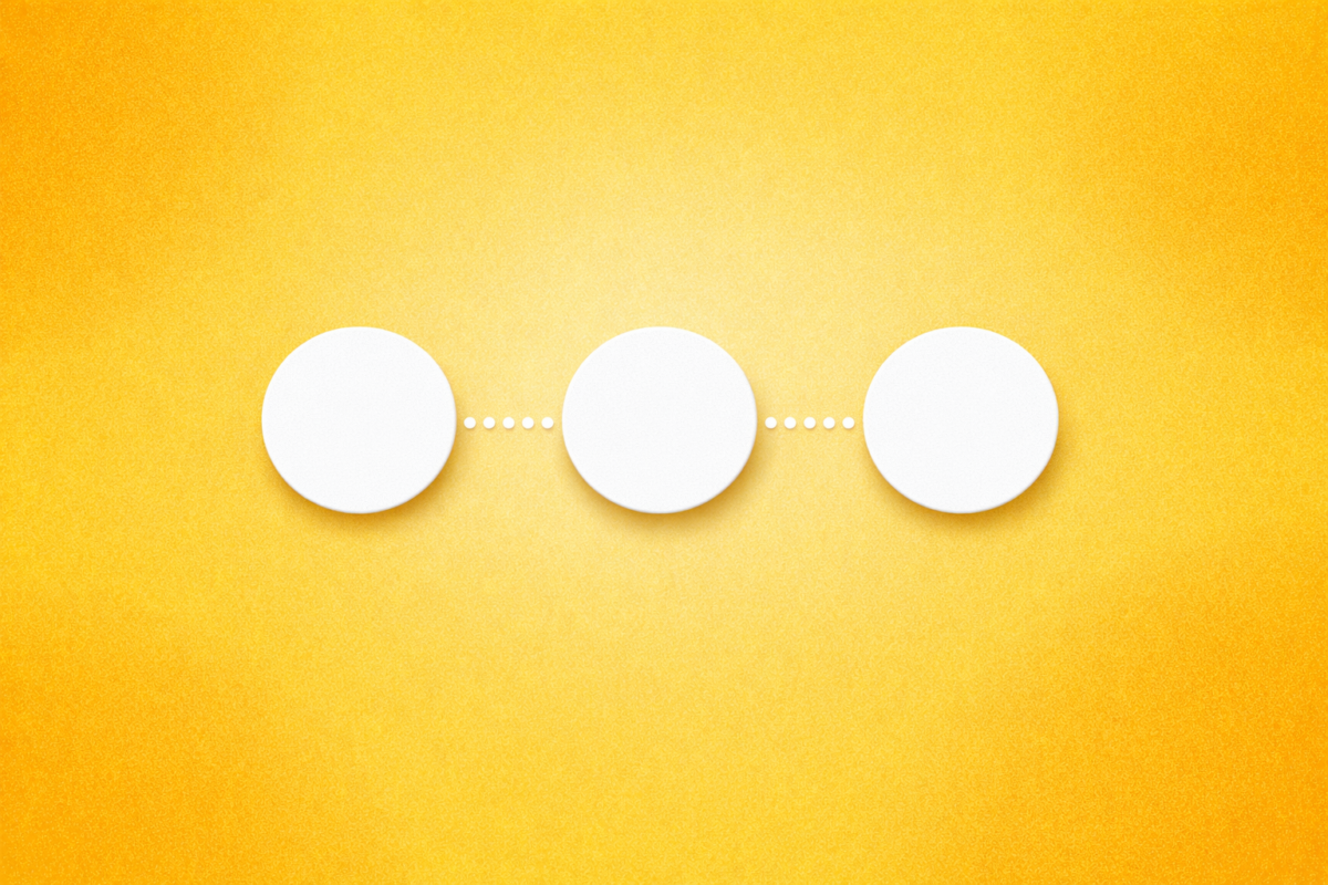 A split-screen graphic illustrating the differences between automation and botting on LinkedIn